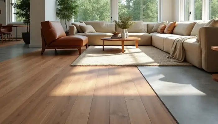Types of flooring.