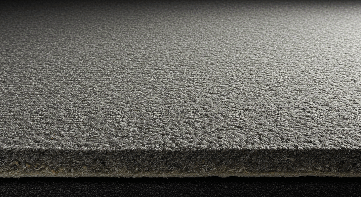 Carpet underlay. 