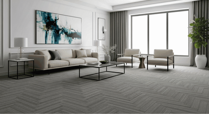 Herringbone Carpet.