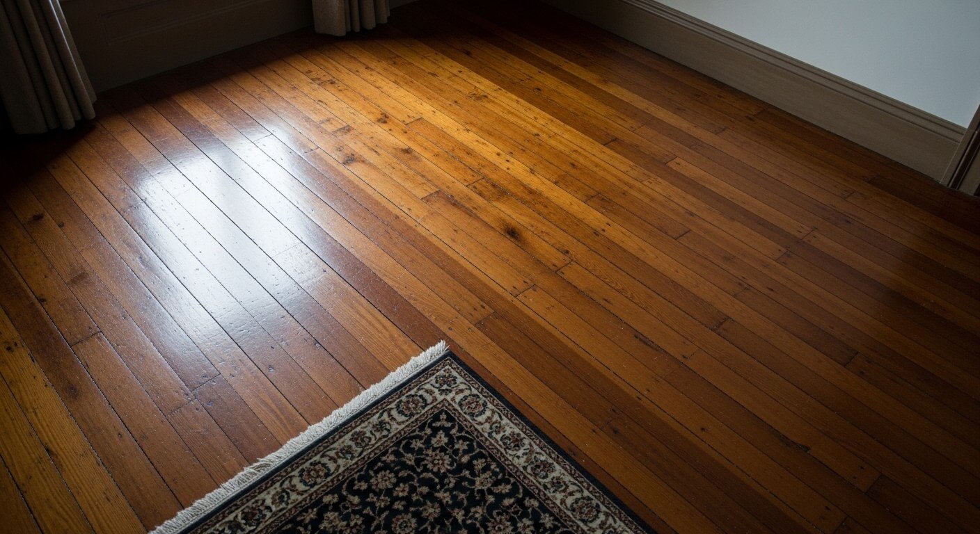 Victorian oak flooring. 
